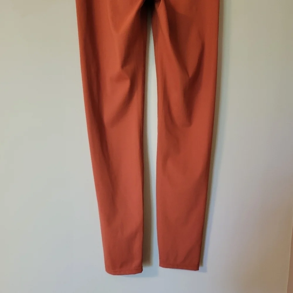 NWT Madewell MWL Form High Rise Burnt Orange Leggings Size Small - Picture 8 of 10